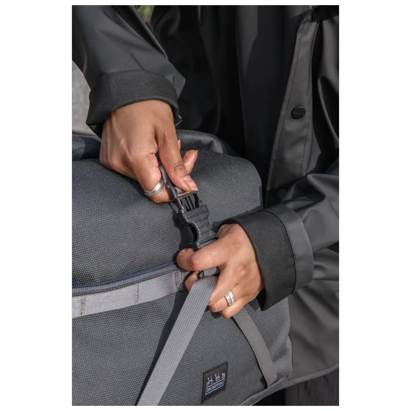 Brompton Borough Roll Top Bag Large in Dark Grey-12